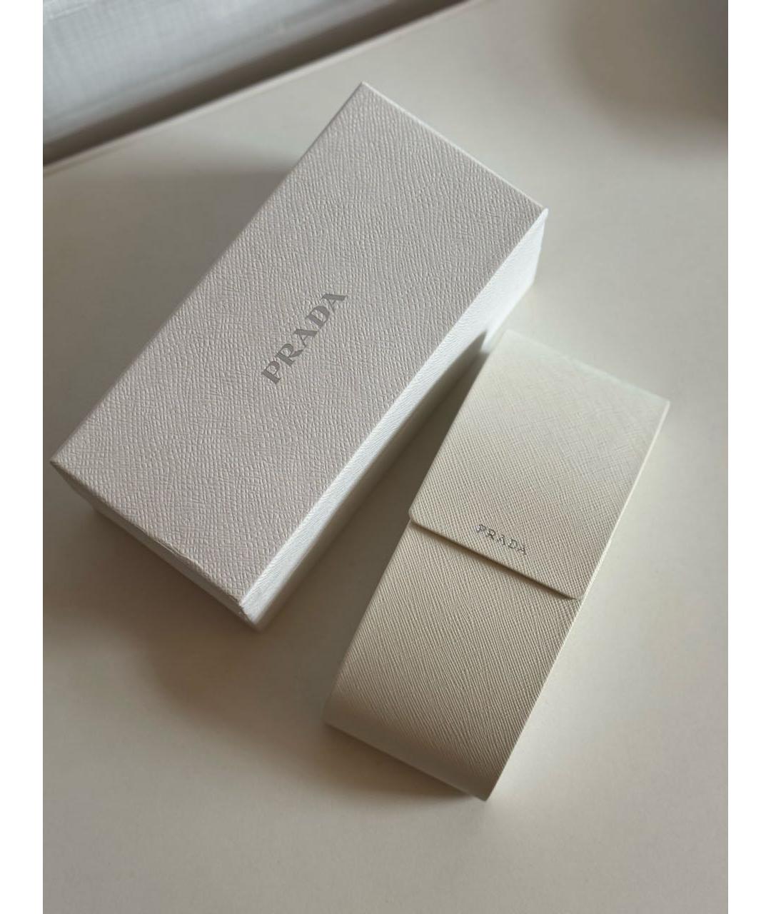 PRADA Черные пластиковые солнцезащитные очки, фото 4