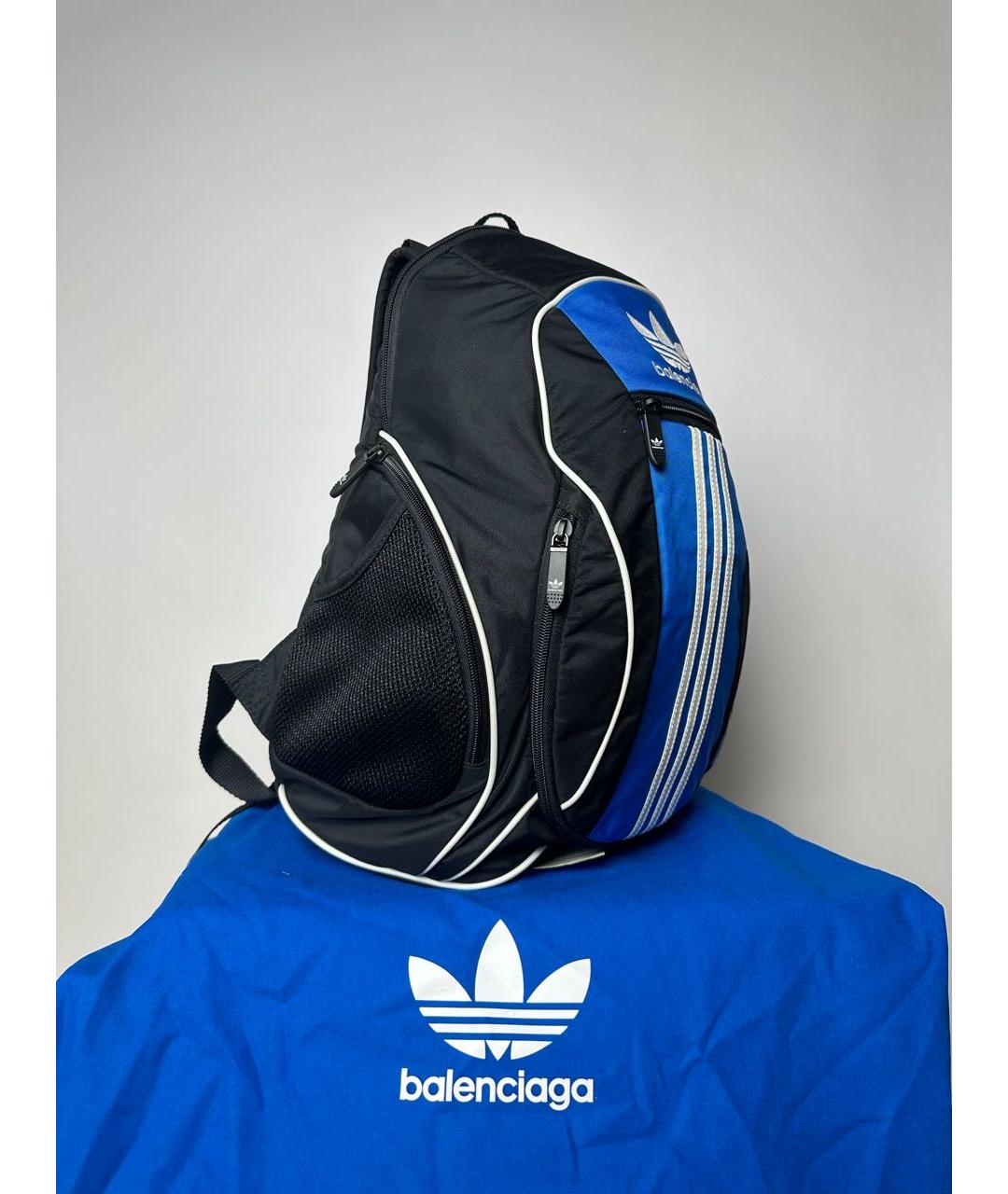 BALENCIAGA Черный синтетический рюкзак, фото 4