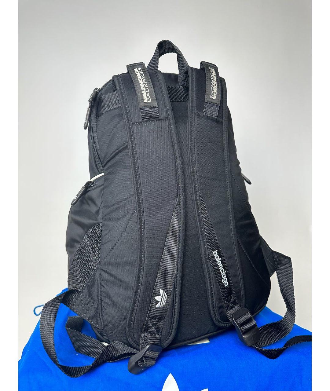 BALENCIAGA Черный синтетический рюкзак, фото 6