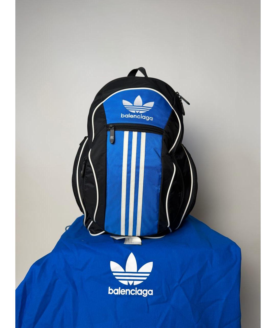 BALENCIAGA Черный синтетический рюкзак, фото 9