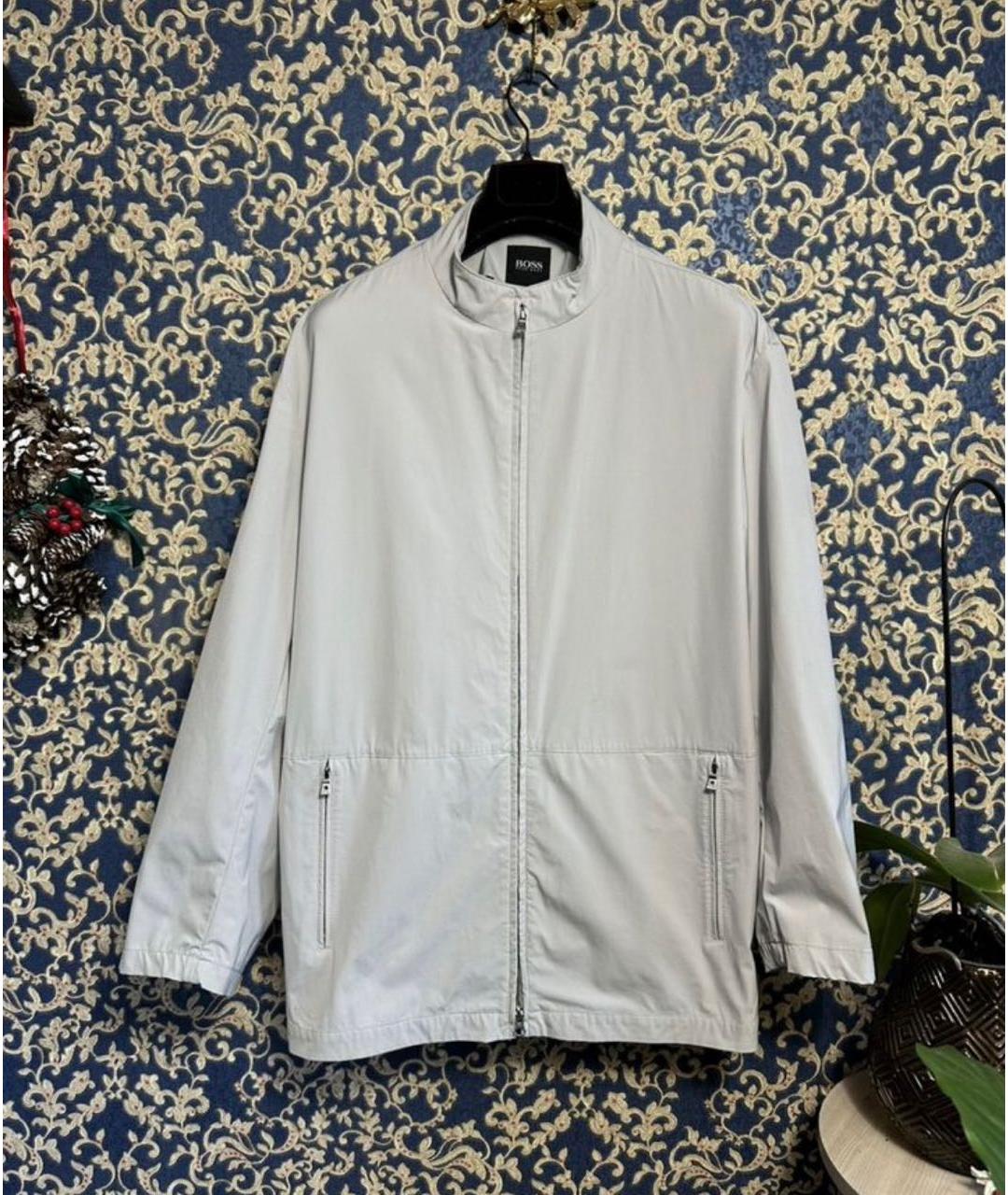 HUGO BOSS Серая полиамидовая куртка, фото 8