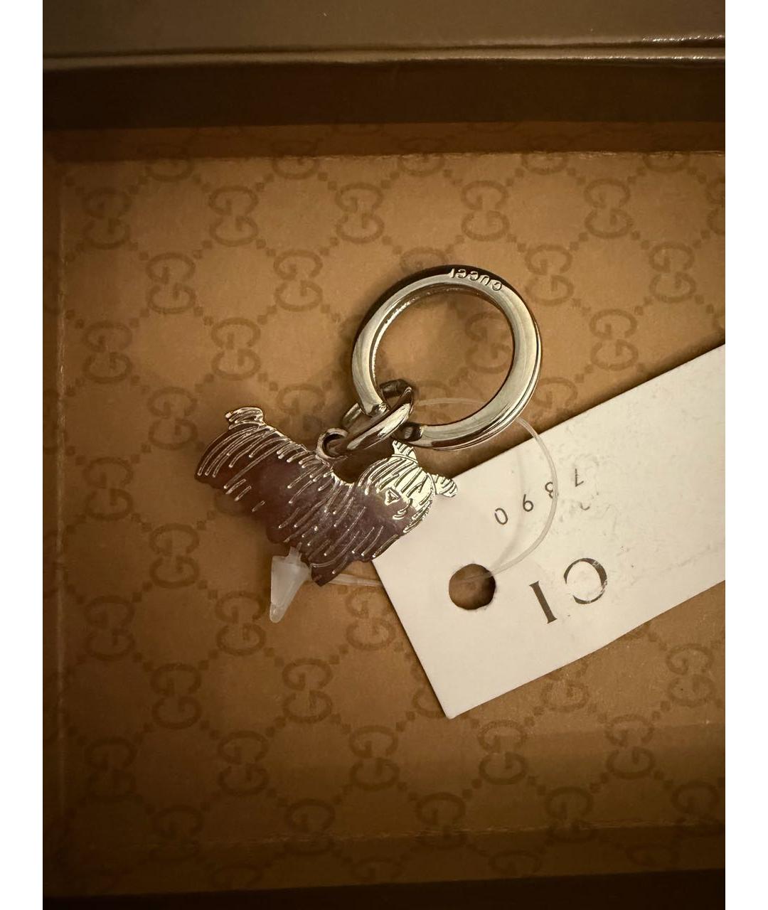 GUCCI Серебрянный брелок, фото 2