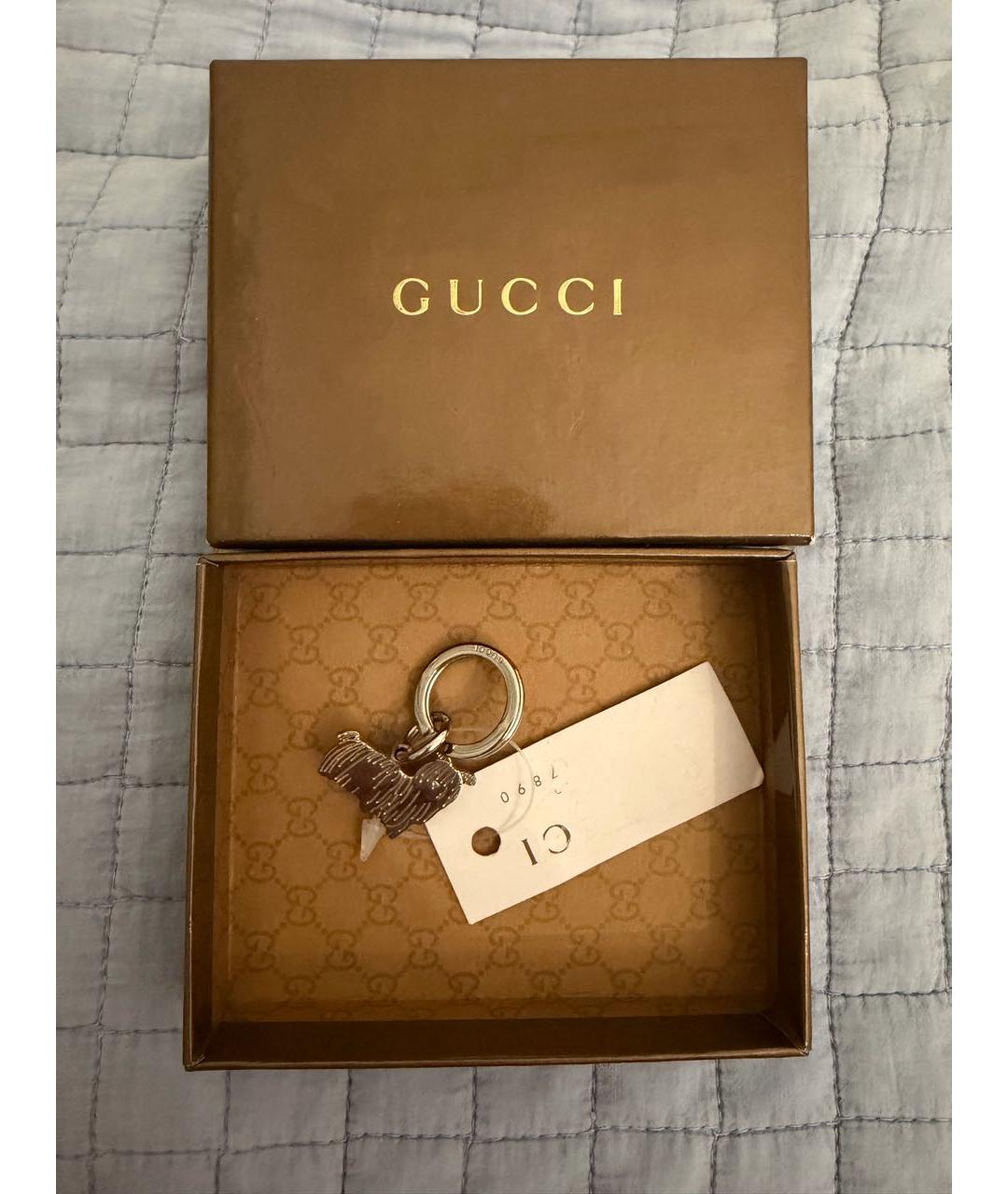 GUCCI Серебрянный брелок, фото 3