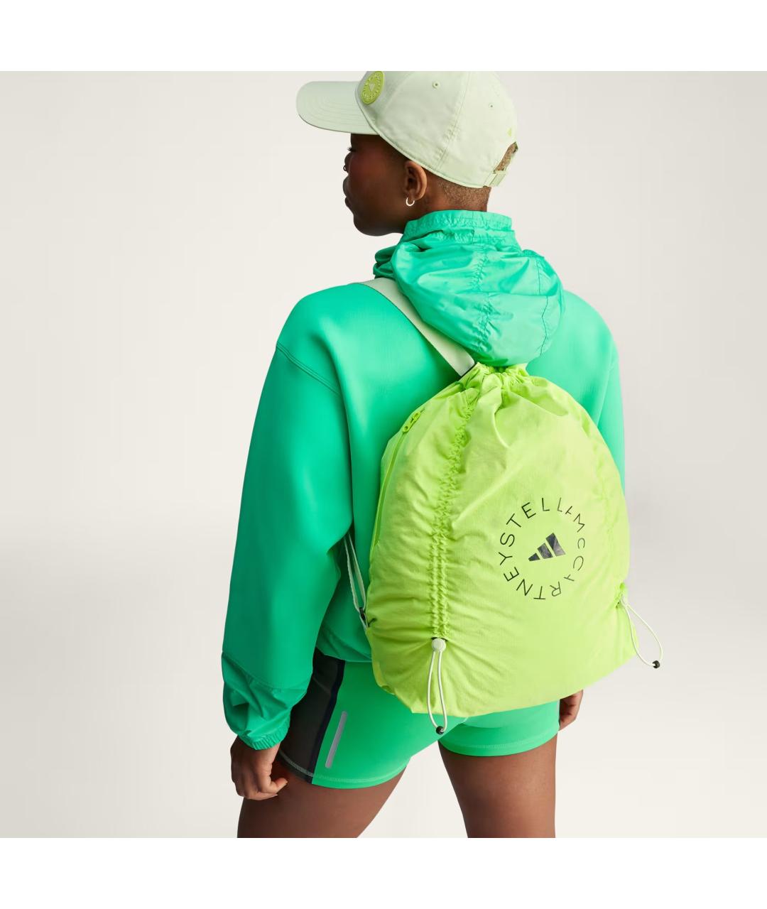 ADIDAS BY STELLA MCCARTNEY Зеленый рюкзак, фото 2