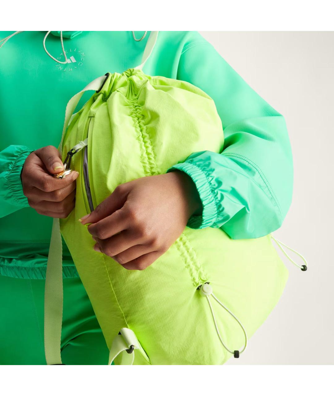 ADIDAS BY STELLA MCCARTNEY Зеленый рюкзак, фото 4