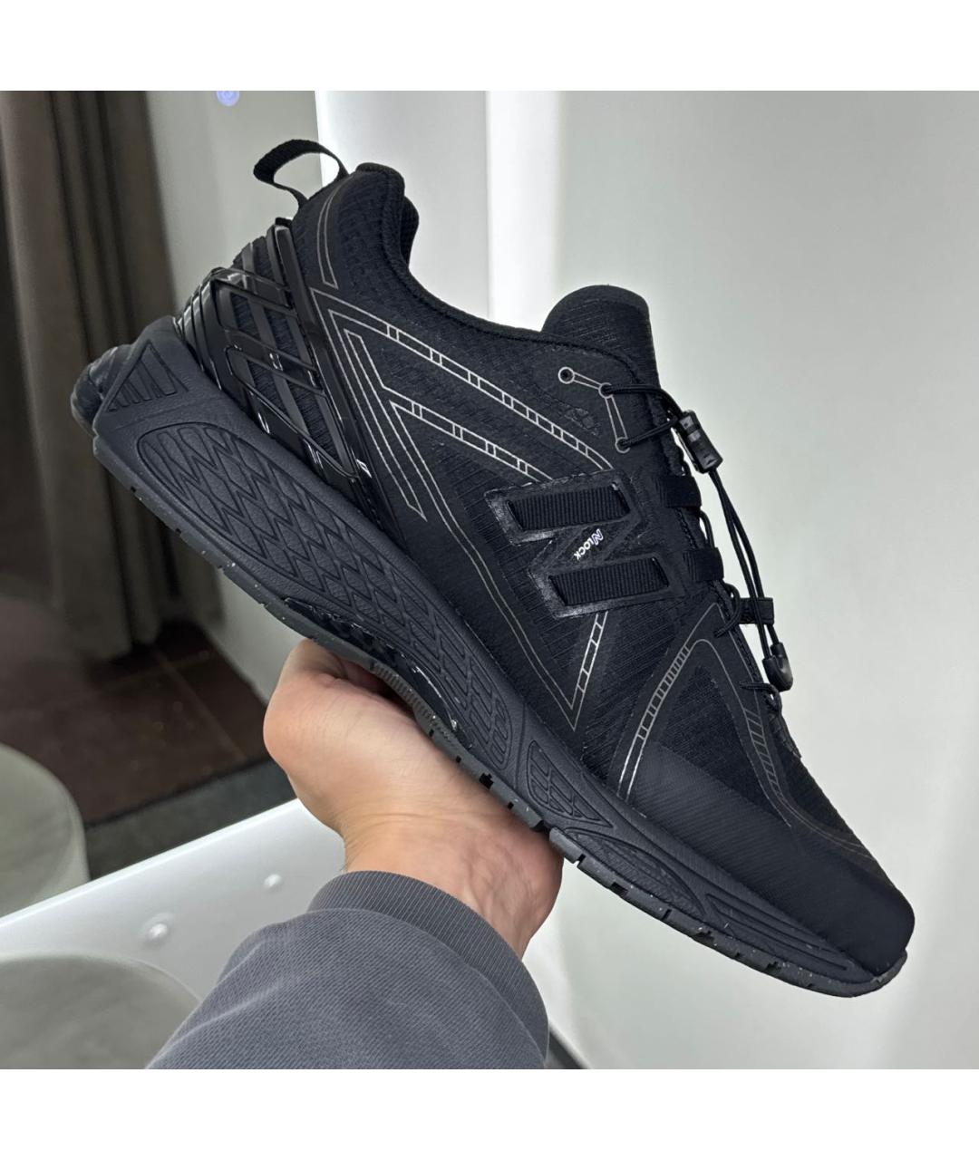 NEW BALANCE Черные текстильные низкие кроссовки / кеды, фото 6