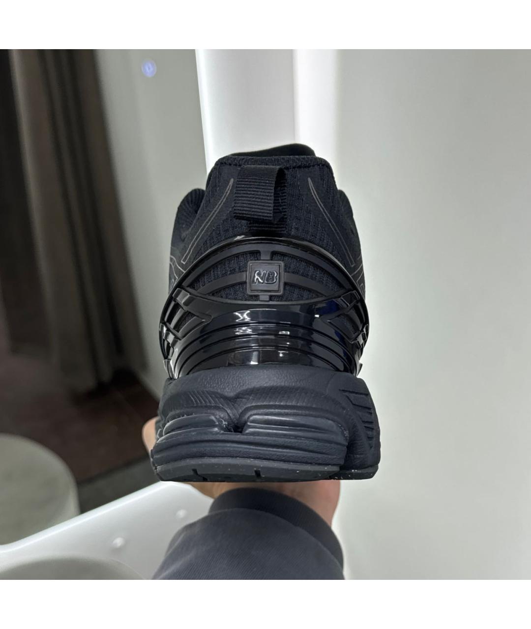 NEW BALANCE Черные текстильные низкие кроссовки / кеды, фото 7