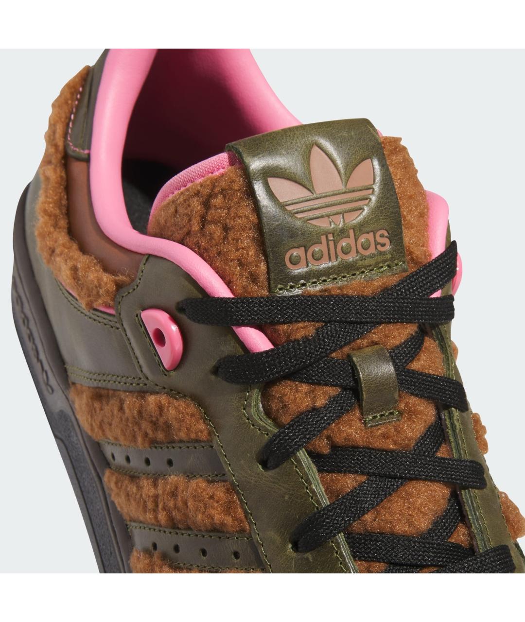 ADIDAS Зеленые кожаные кроссовки, фото 4