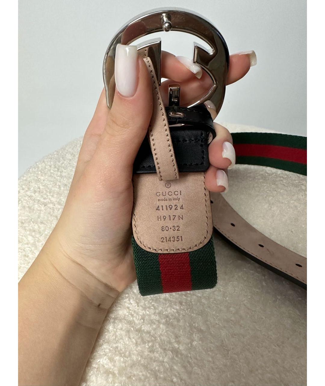 GUCCI Коричневый кожаный ремень, фото 4