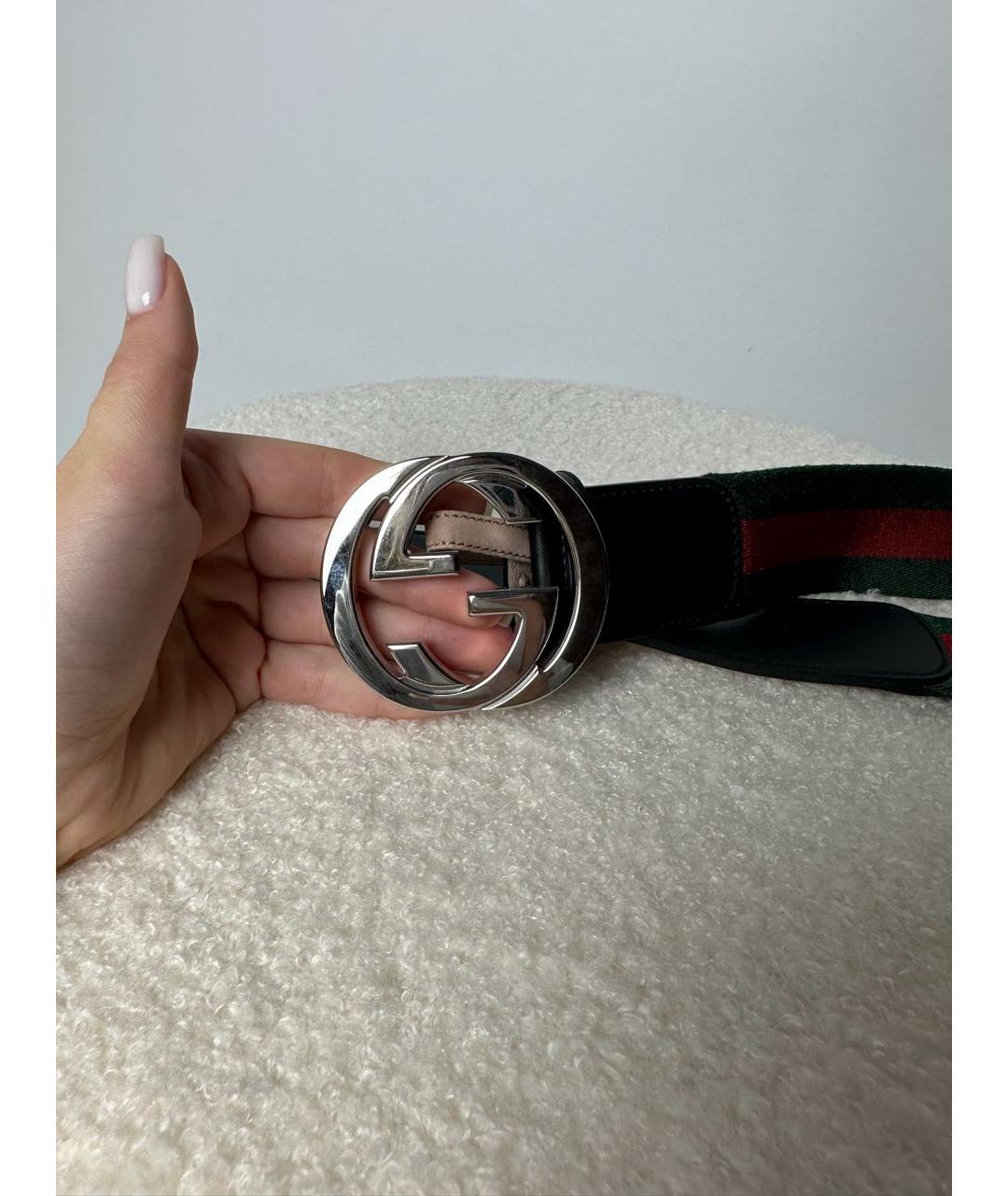 GUCCI Коричневый кожаный ремень, фото 8