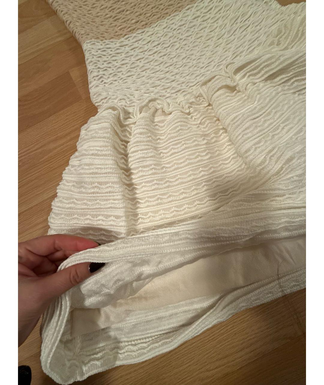 LOUIS VUITTON Бежевое полиэстеровое повседневное платье, фото 4