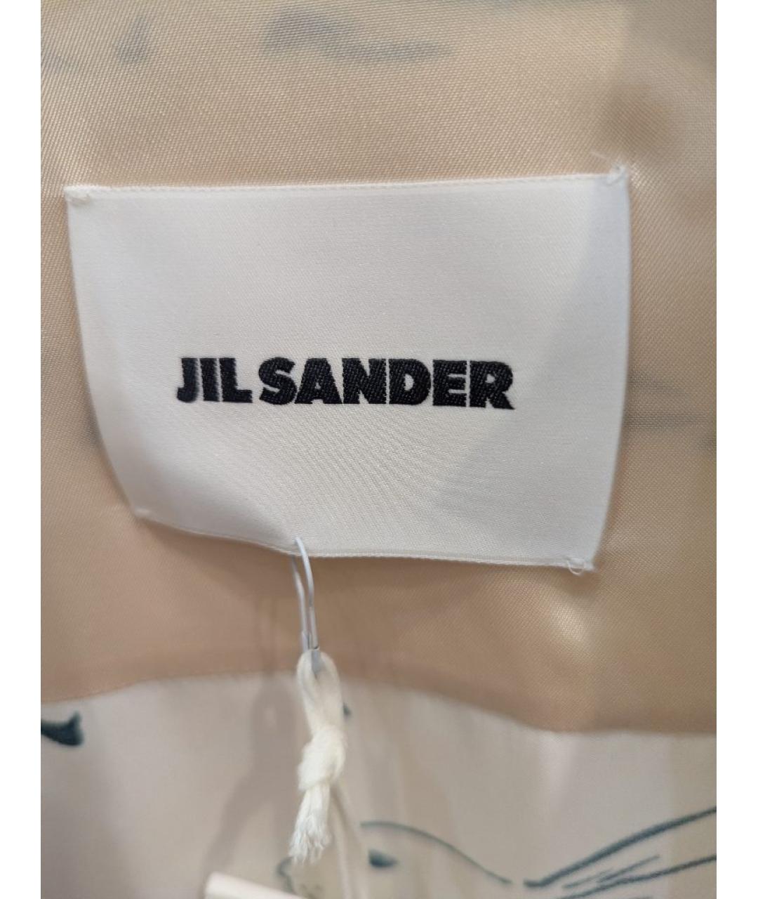 JIL SANDER Мульти вискозное повседневное платье, фото 3