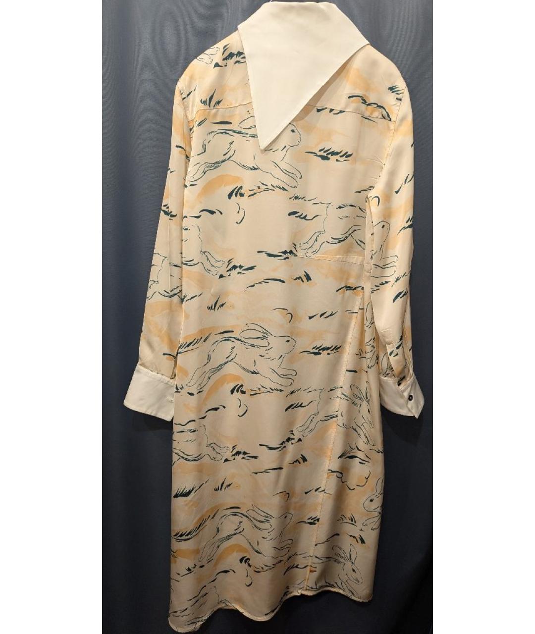 JIL SANDER Мульти вискозное повседневное платье, фото 2