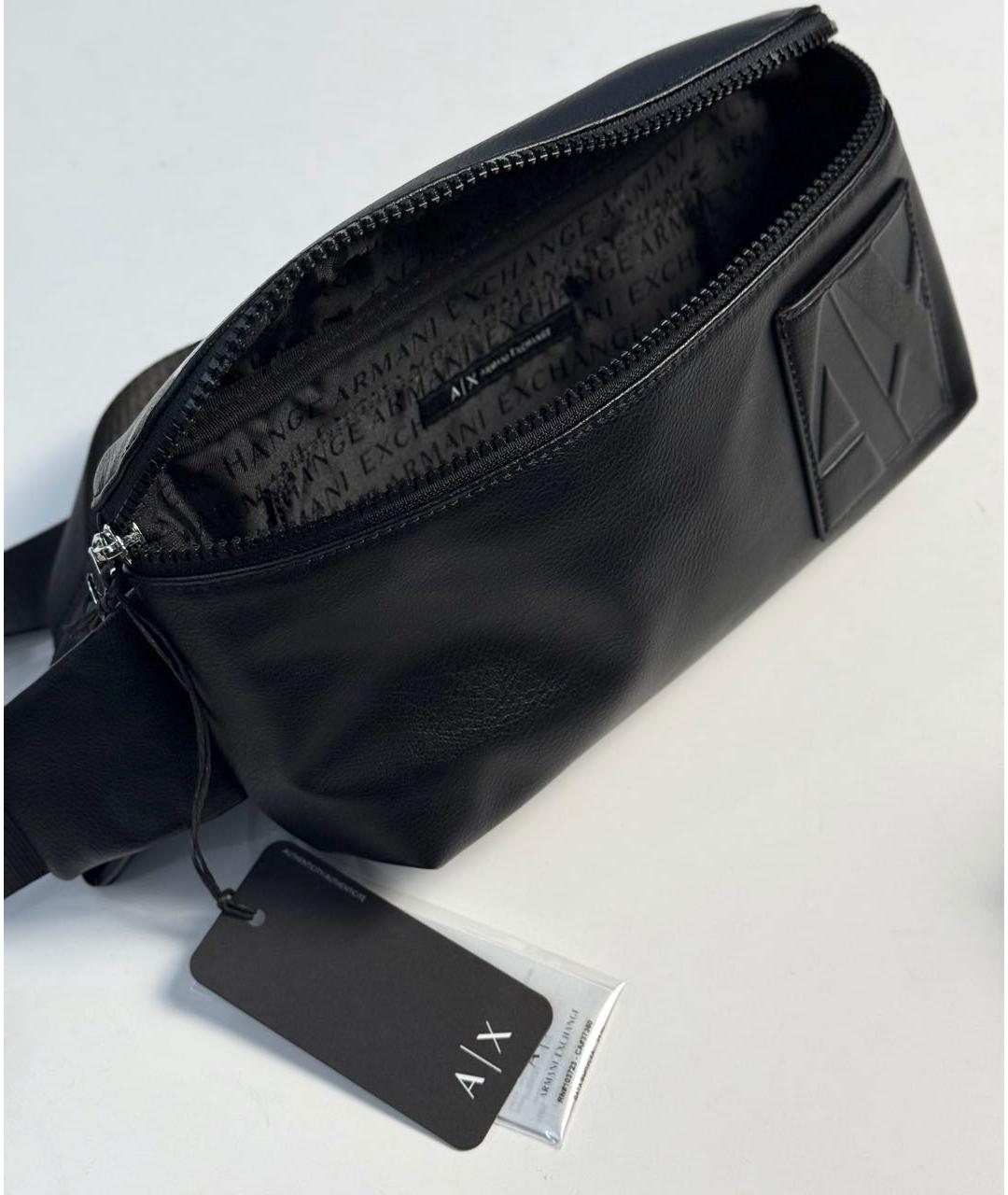 ARMANI EXCHANGE Черная поясная сумка, фото 6