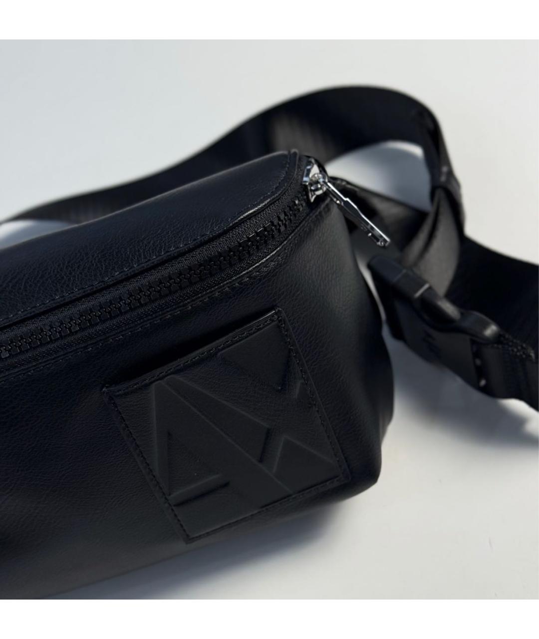 ARMANI EXCHANGE Черная поясная сумка, фото 4