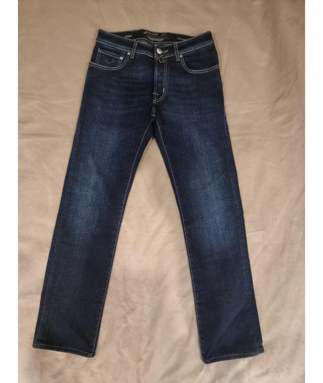 JACOB COHEN Темно-синие хлопковые джинсы скинни, фото 10