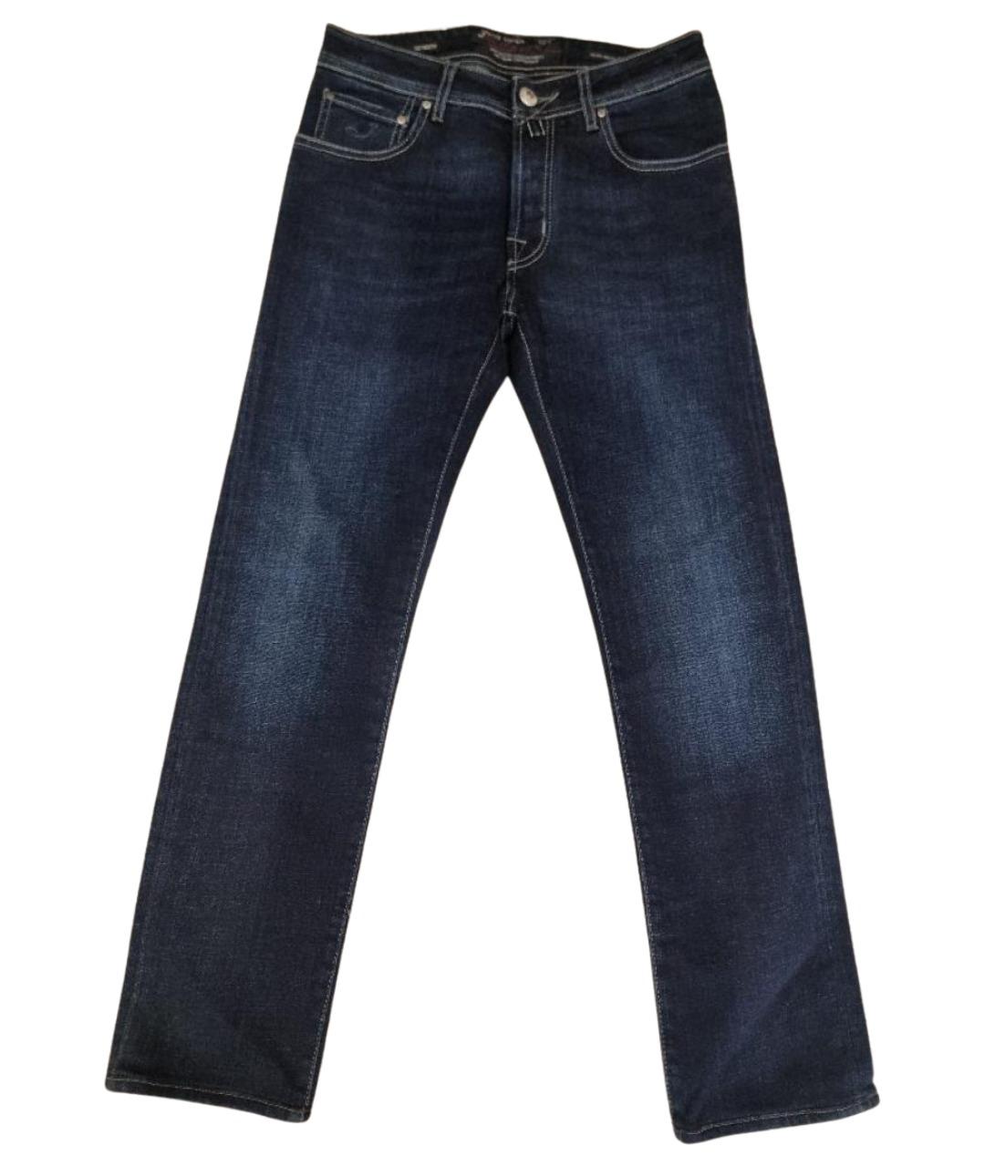 JACOB COHEN Темно-синие хлопковые джинсы скинни, фото 1