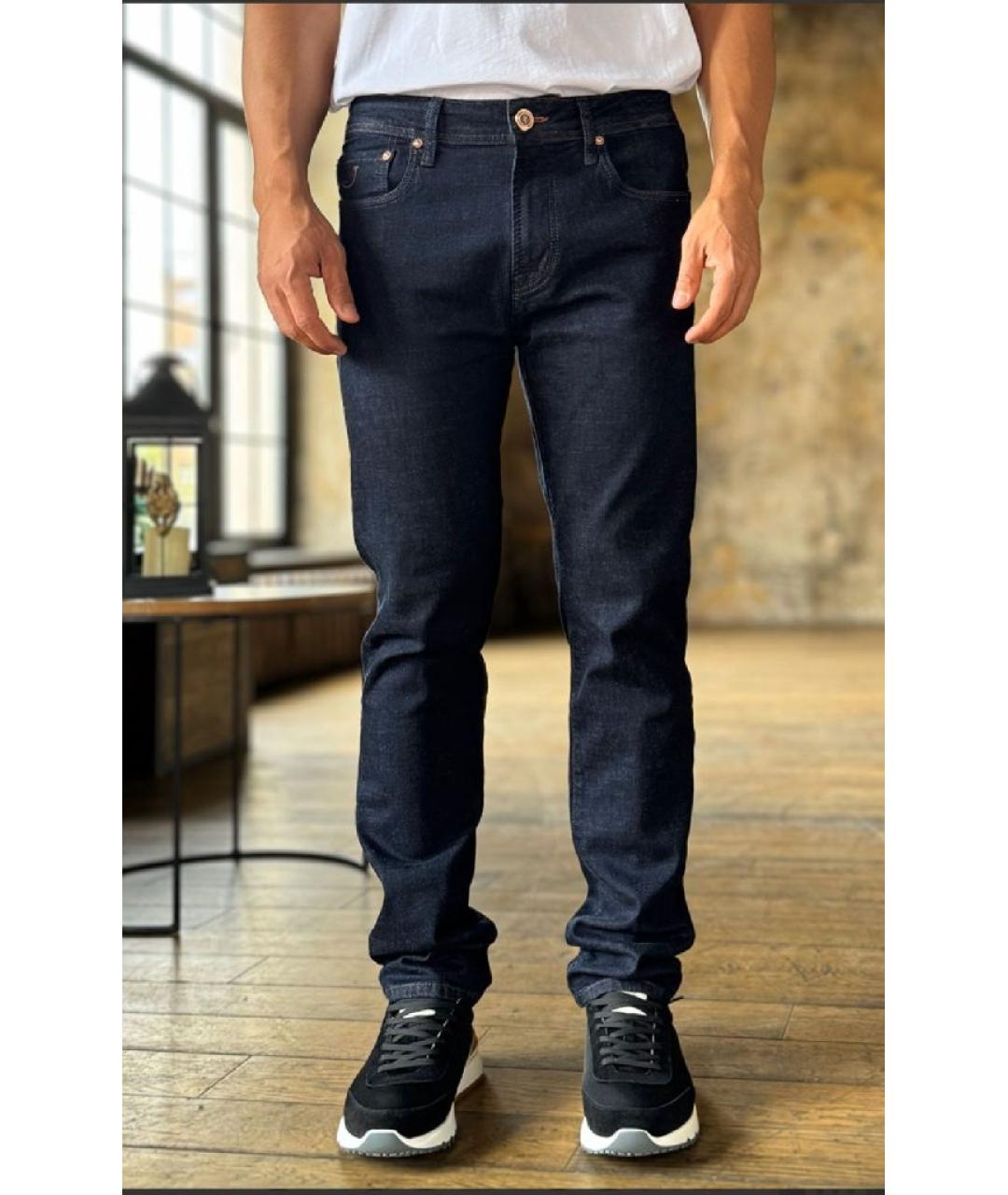 JACOB COHEN Темно-синие хлопковые джинсы скинни, фото 9