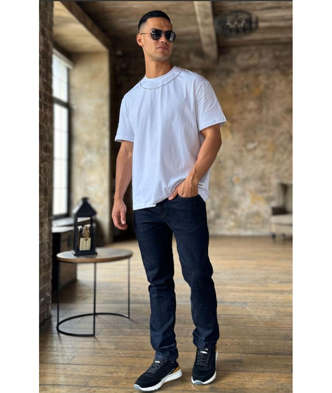 JACOB COHEN Темно-синие хлопковые джинсы скинни, фото 6