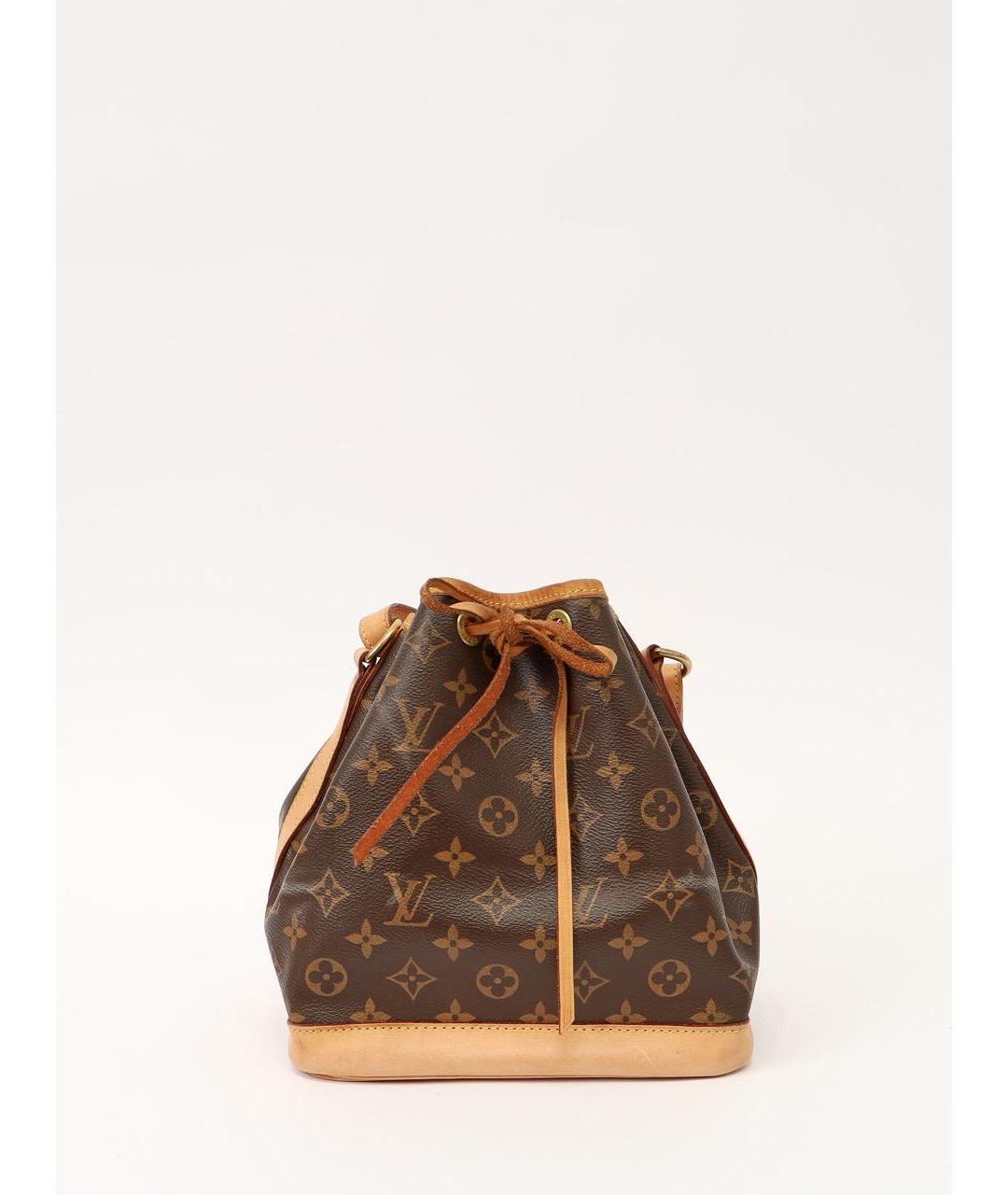 LOUIS VUITTON Коричневая кожаная сумка тоут, фото 9