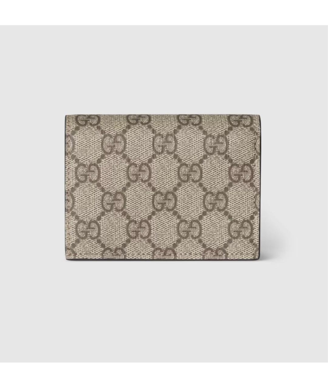 GUCCI Бордовый кожаный кошелек, фото 5