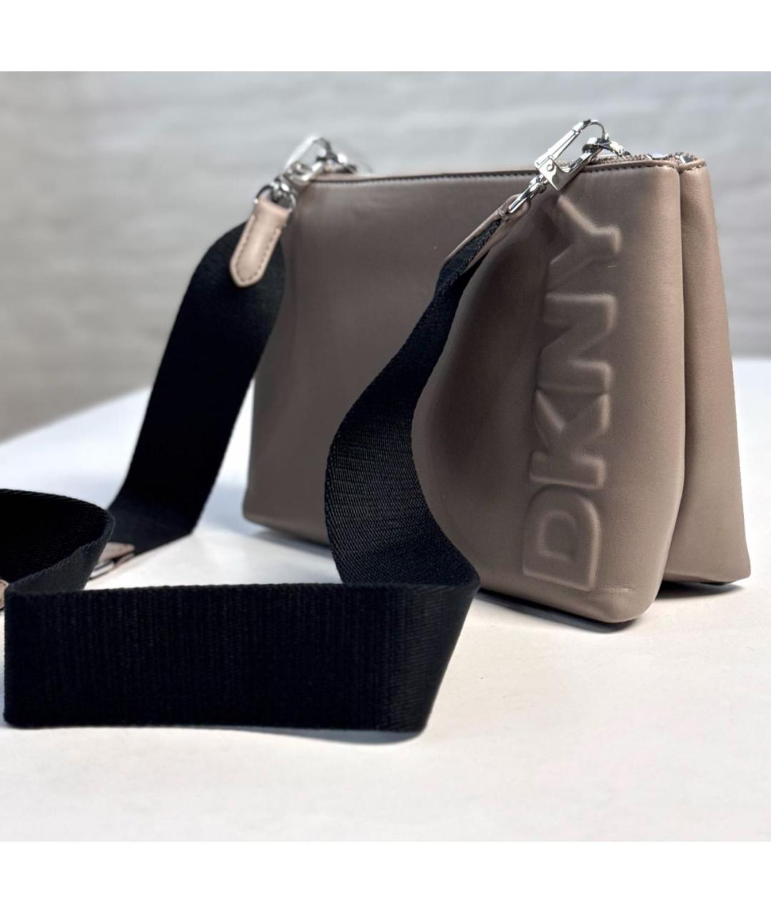 DKNY Бежевая сумка через плечо, фото 3