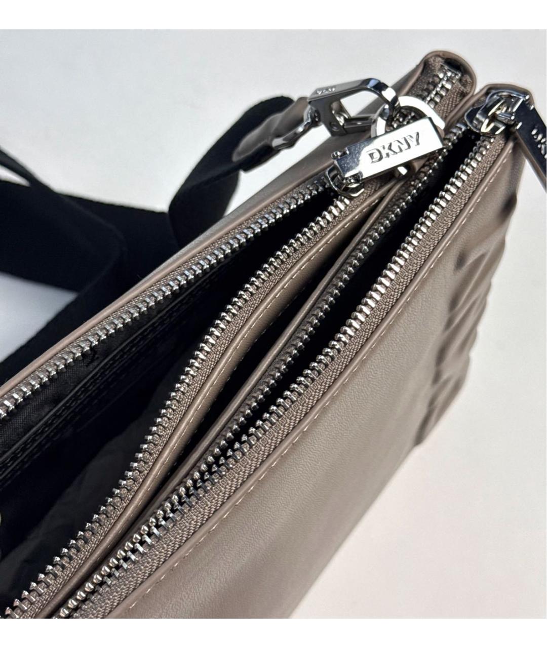 DKNY Бежевая сумка через плечо, фото 7