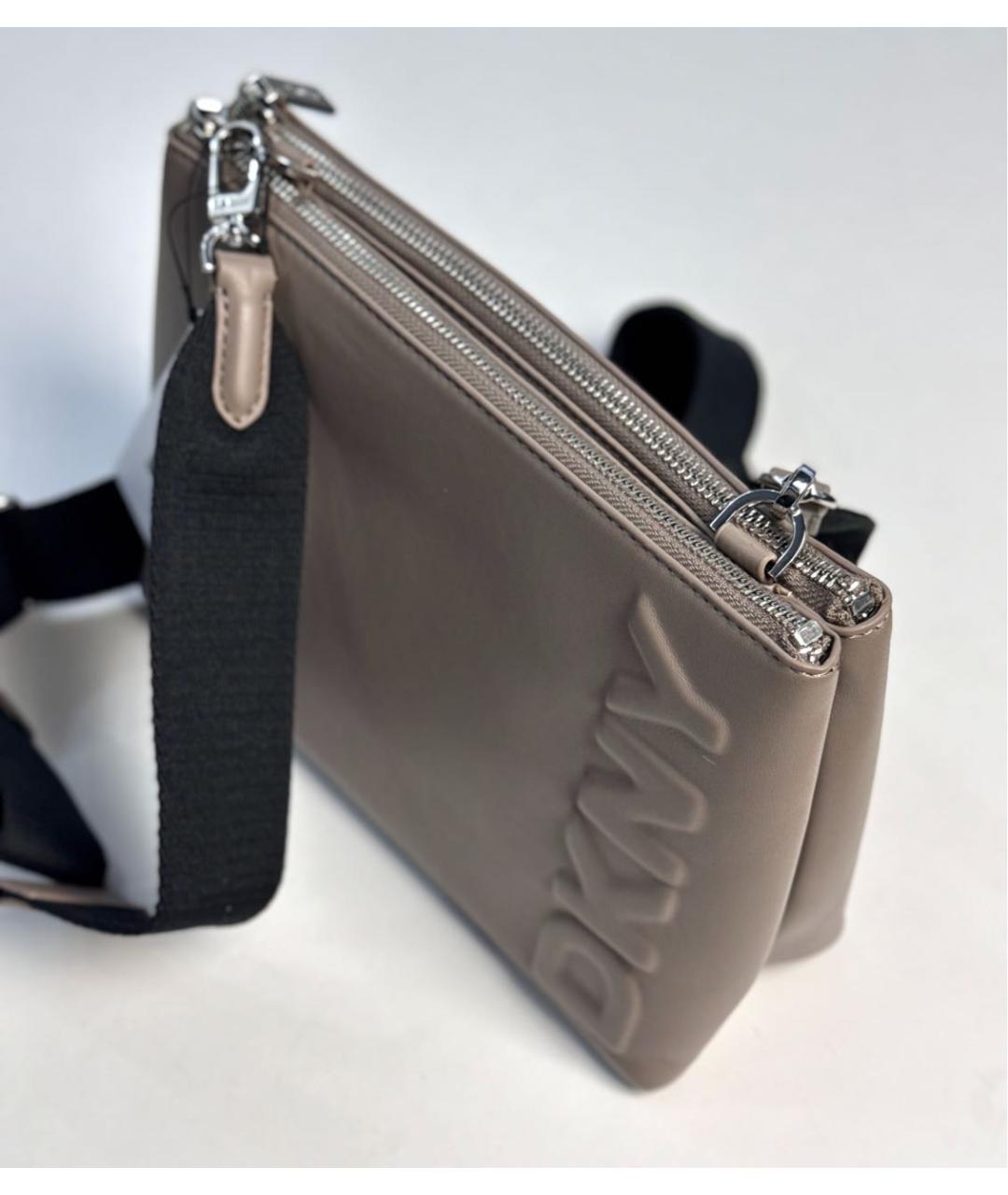 DKNY Бежевая сумка через плечо, фото 6