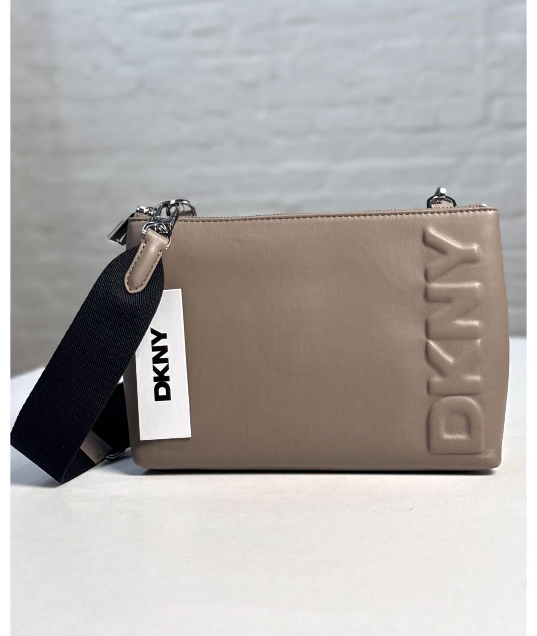 DKNY Бежевая сумка через плечо, фото 9