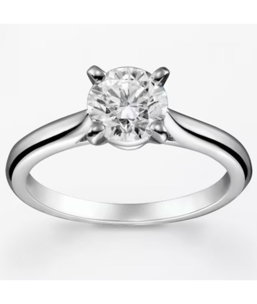 CARTIER Серебряное платиновое кольцо, фото 8