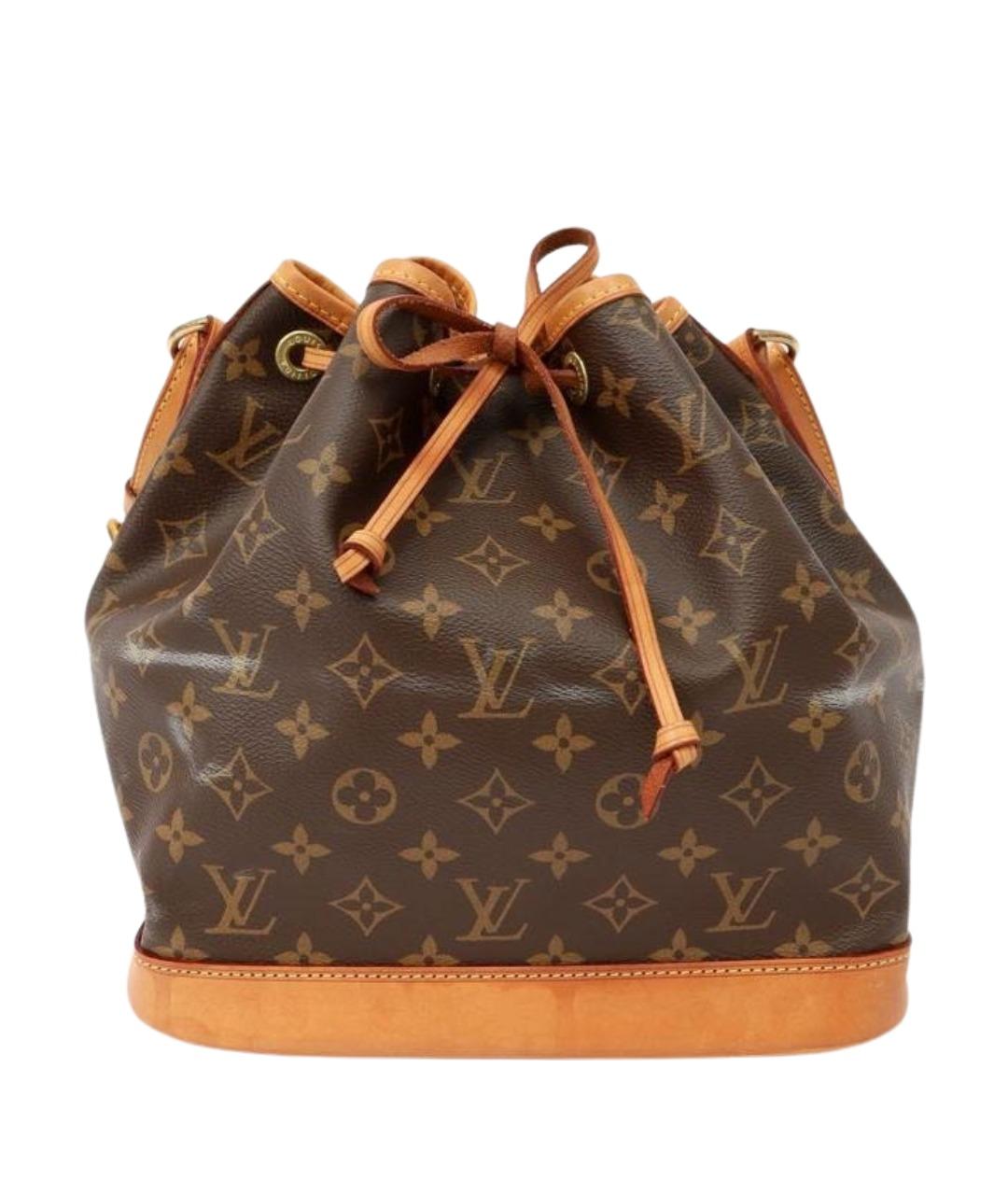 LOUIS VUITTON Коричневая кожаная сумка тоут, фото 1