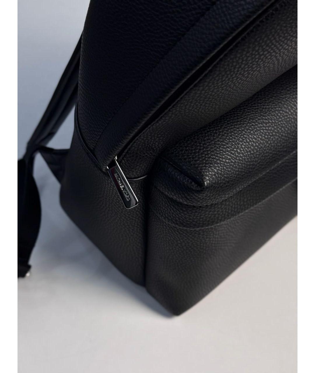 MICHAEL KORS Черный кожаный рюкзак, фото 7