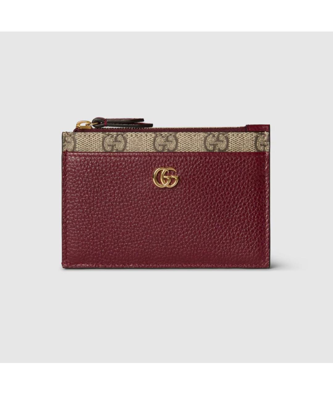 GUCCI Бордовая ключница, фото 4