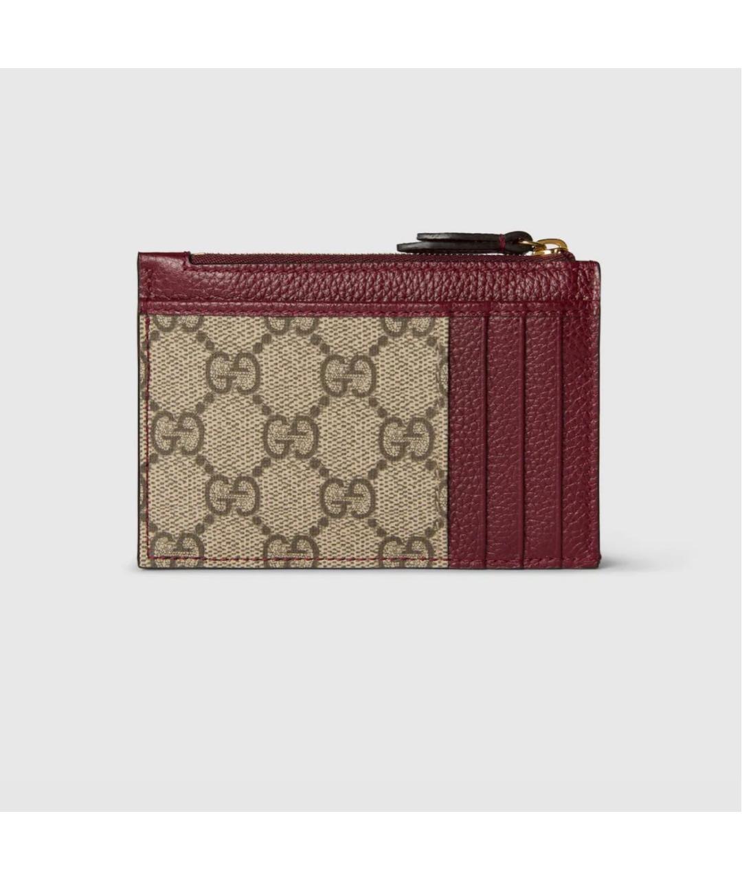 GUCCI Бордовая ключница, фото 5