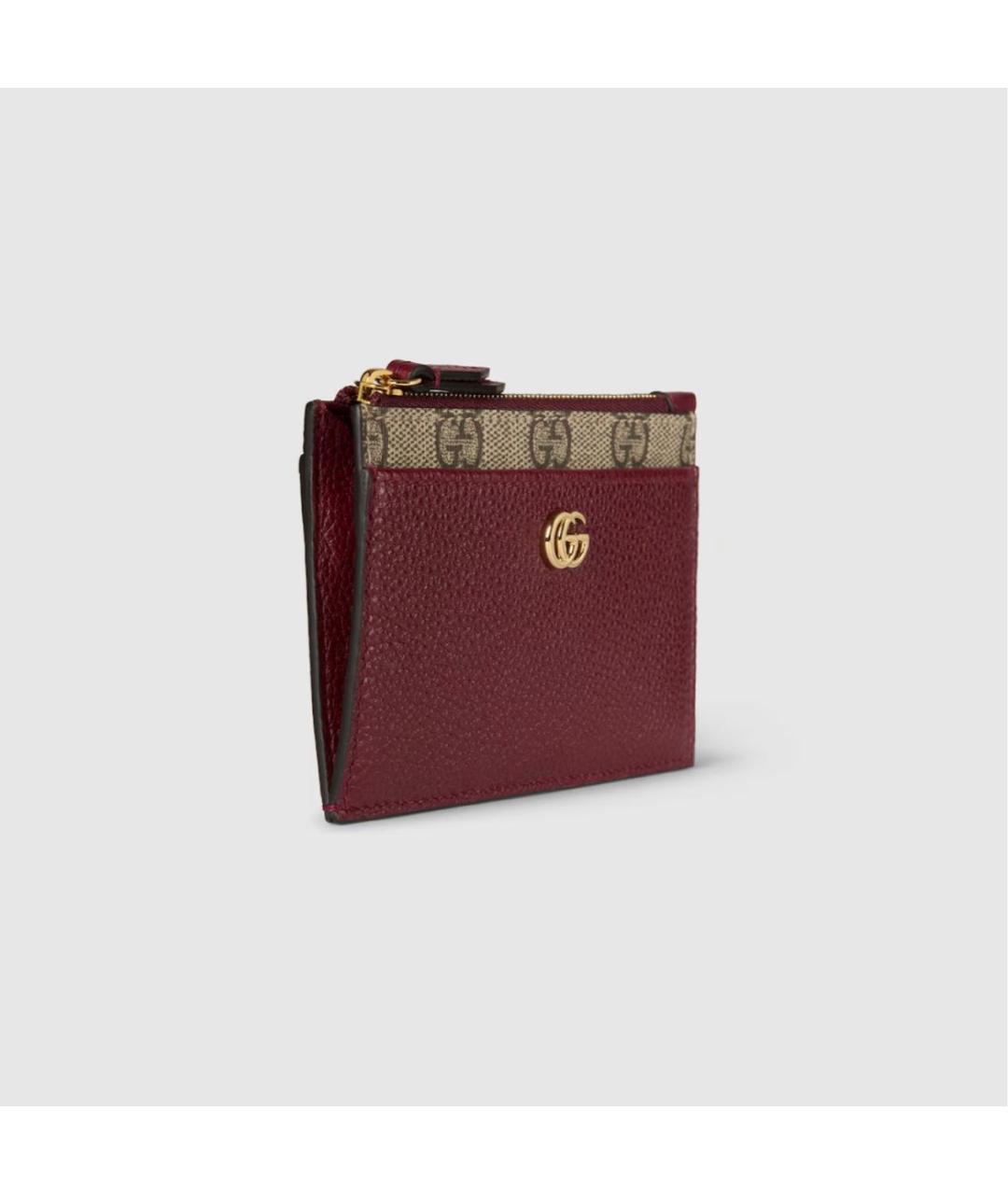 GUCCI Бордовая ключница, фото 3