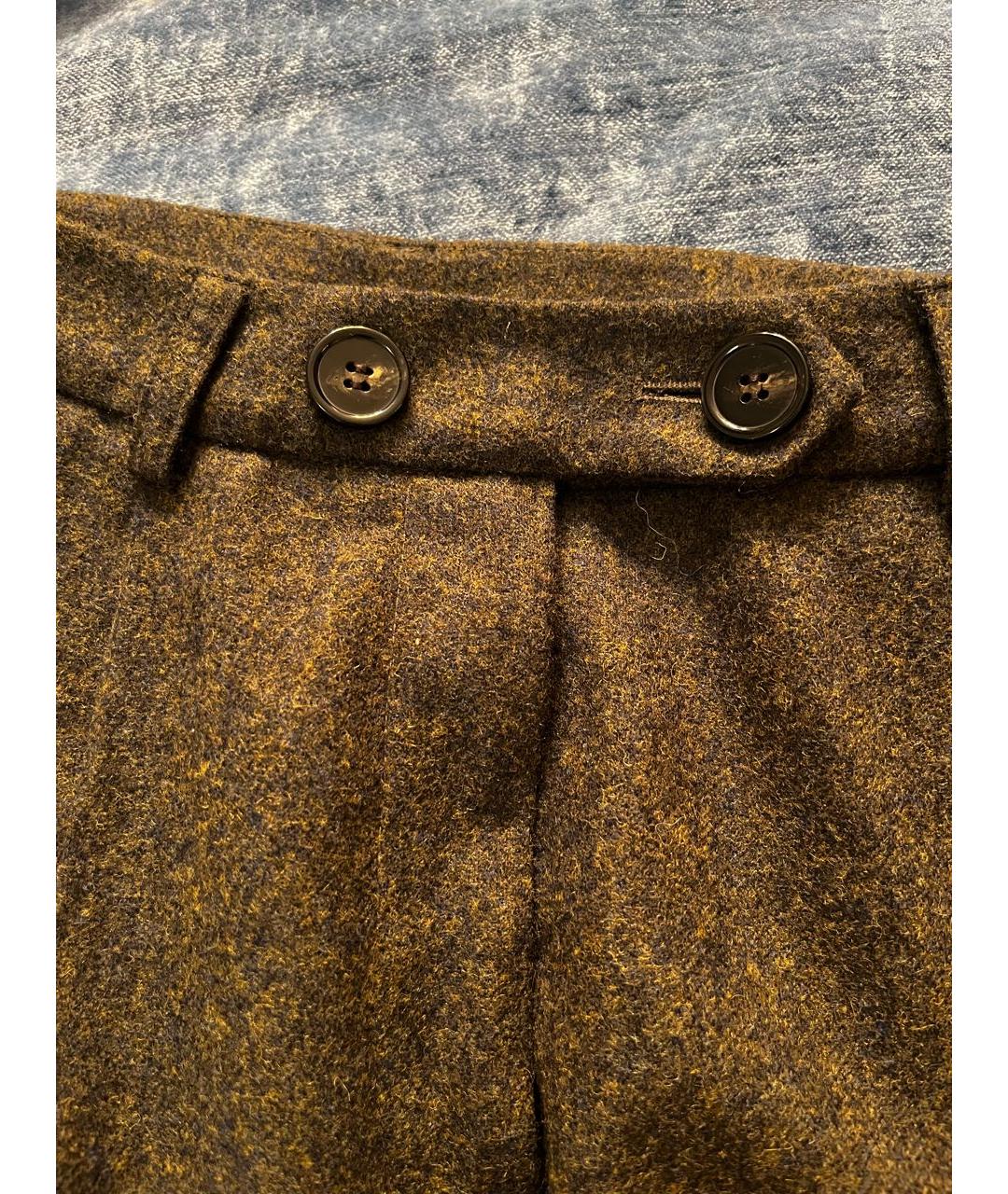 12 STOREEZ Зеленый шерстяной костюм с брюками, фото 4