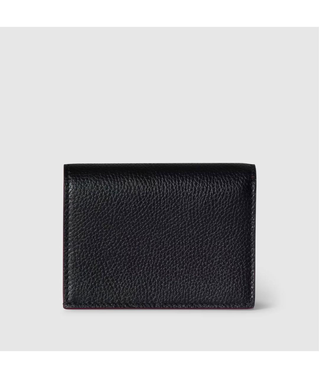 GUCCI Черный кожаный кошелек, фото 5