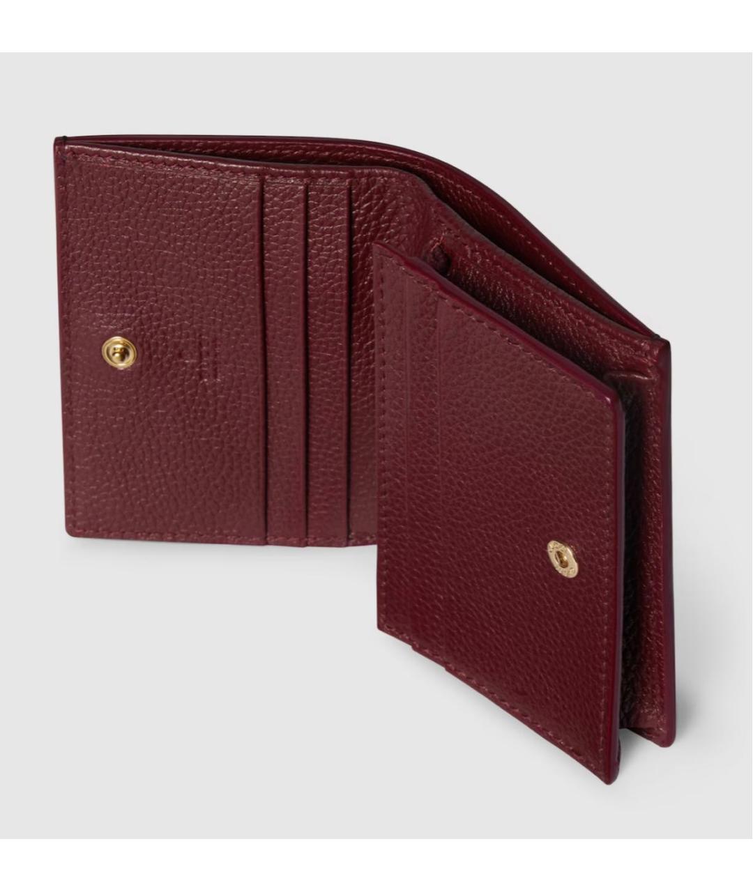 GUCCI Черный кожаный кошелек, фото 4