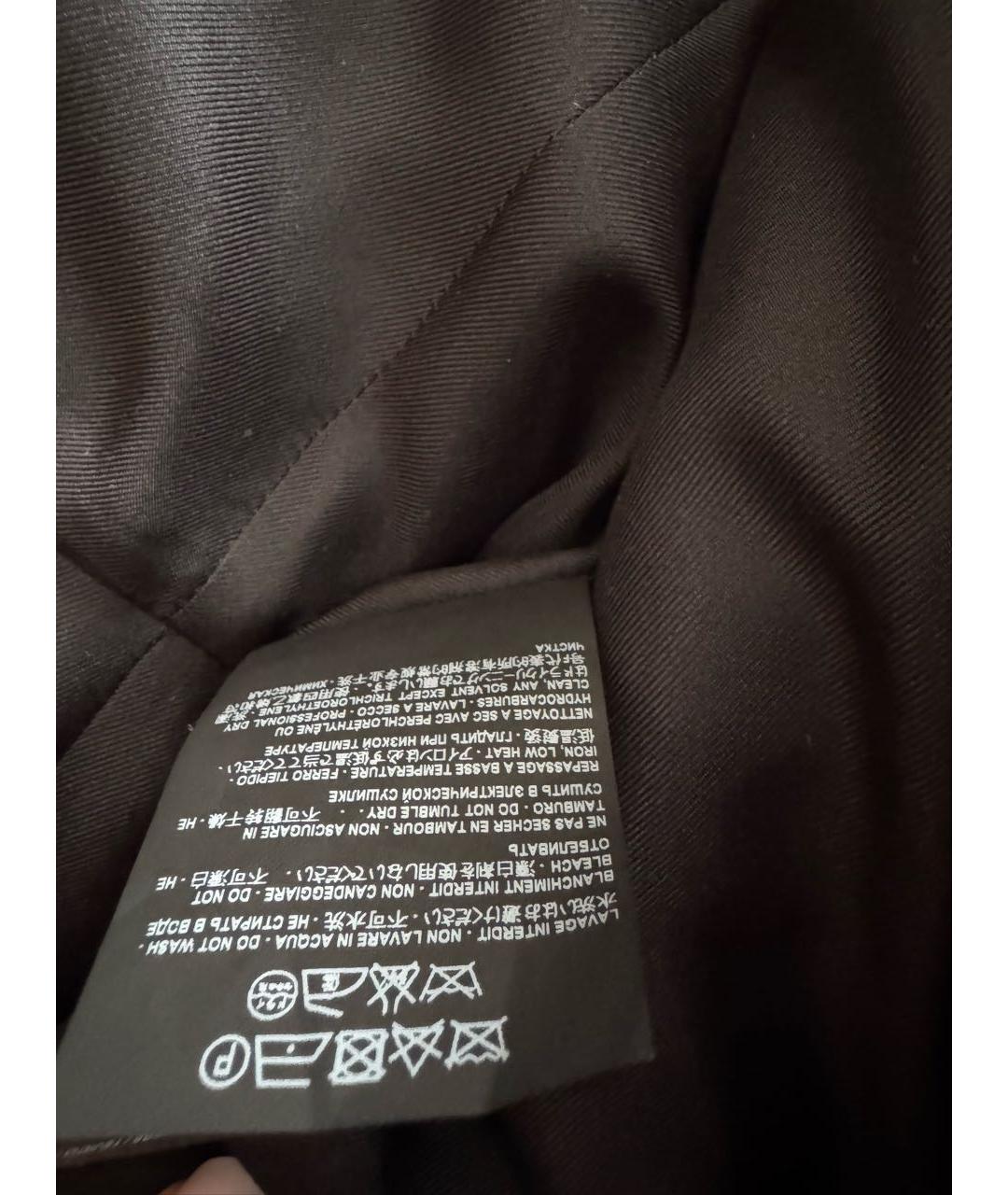 SAINT LAURENT Черный шерстяной комбинезон, фото 7