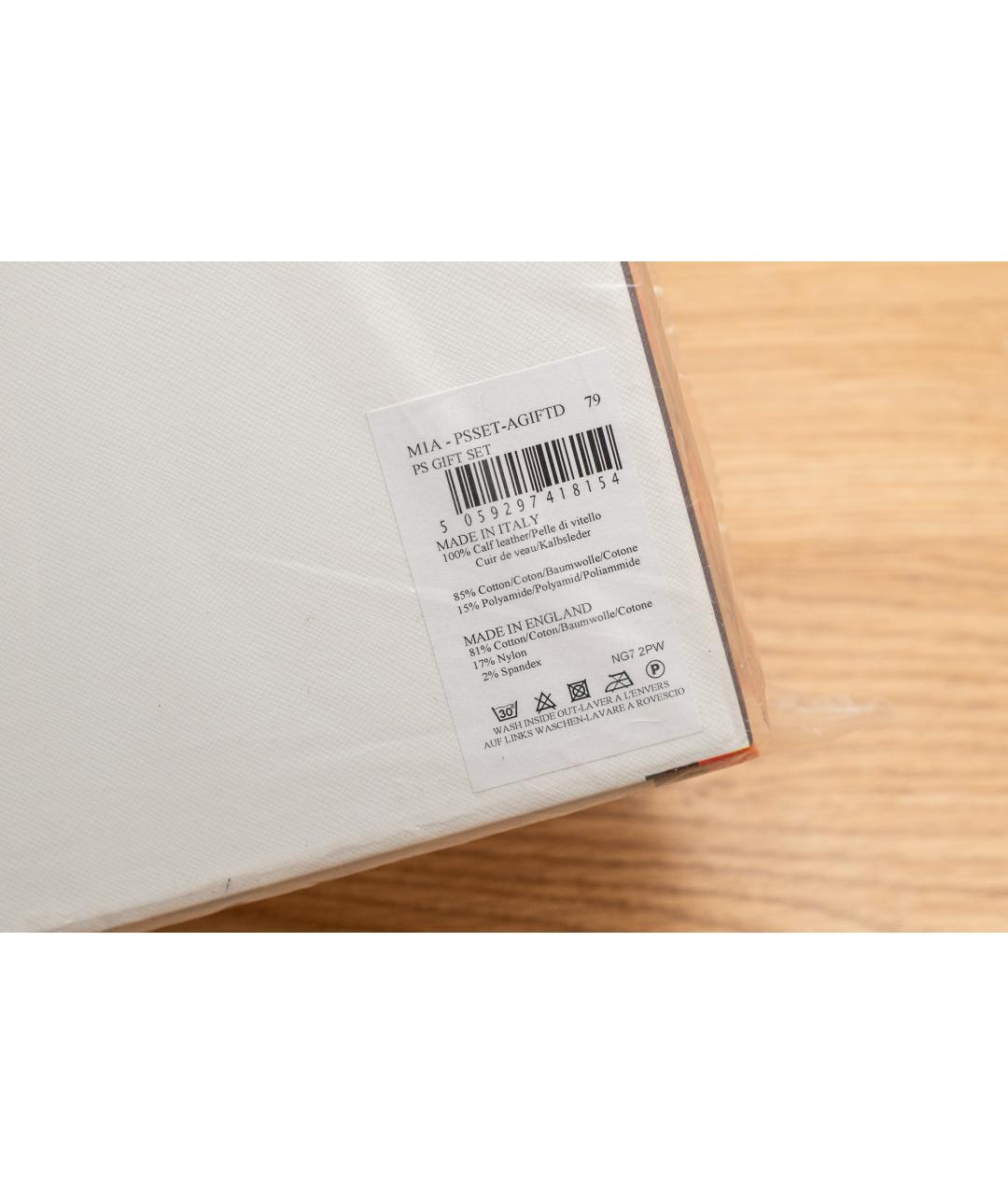 PAUL SMITH Синяя кожаная визитница, фото 4