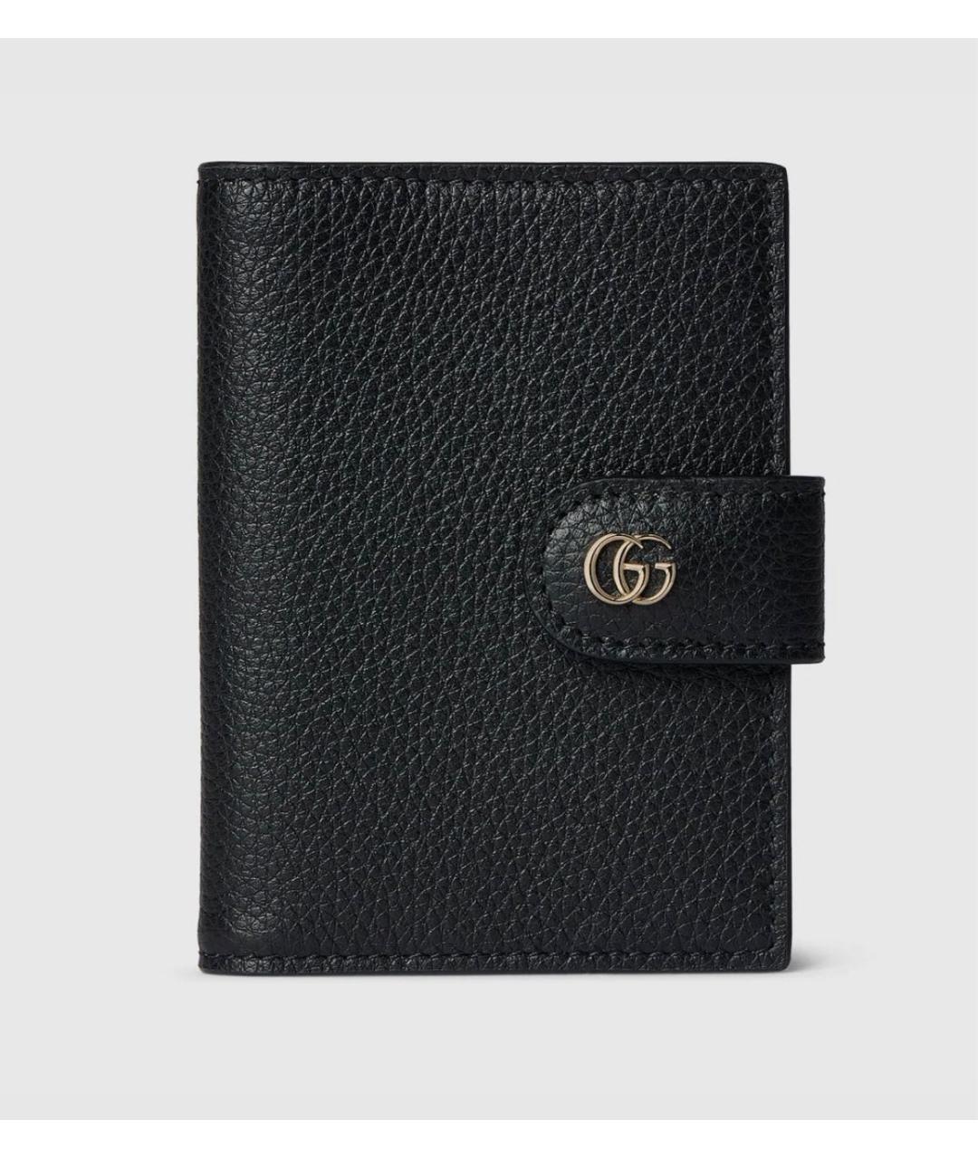 GUCCI Черный кожаный кардхолдер, фото 5