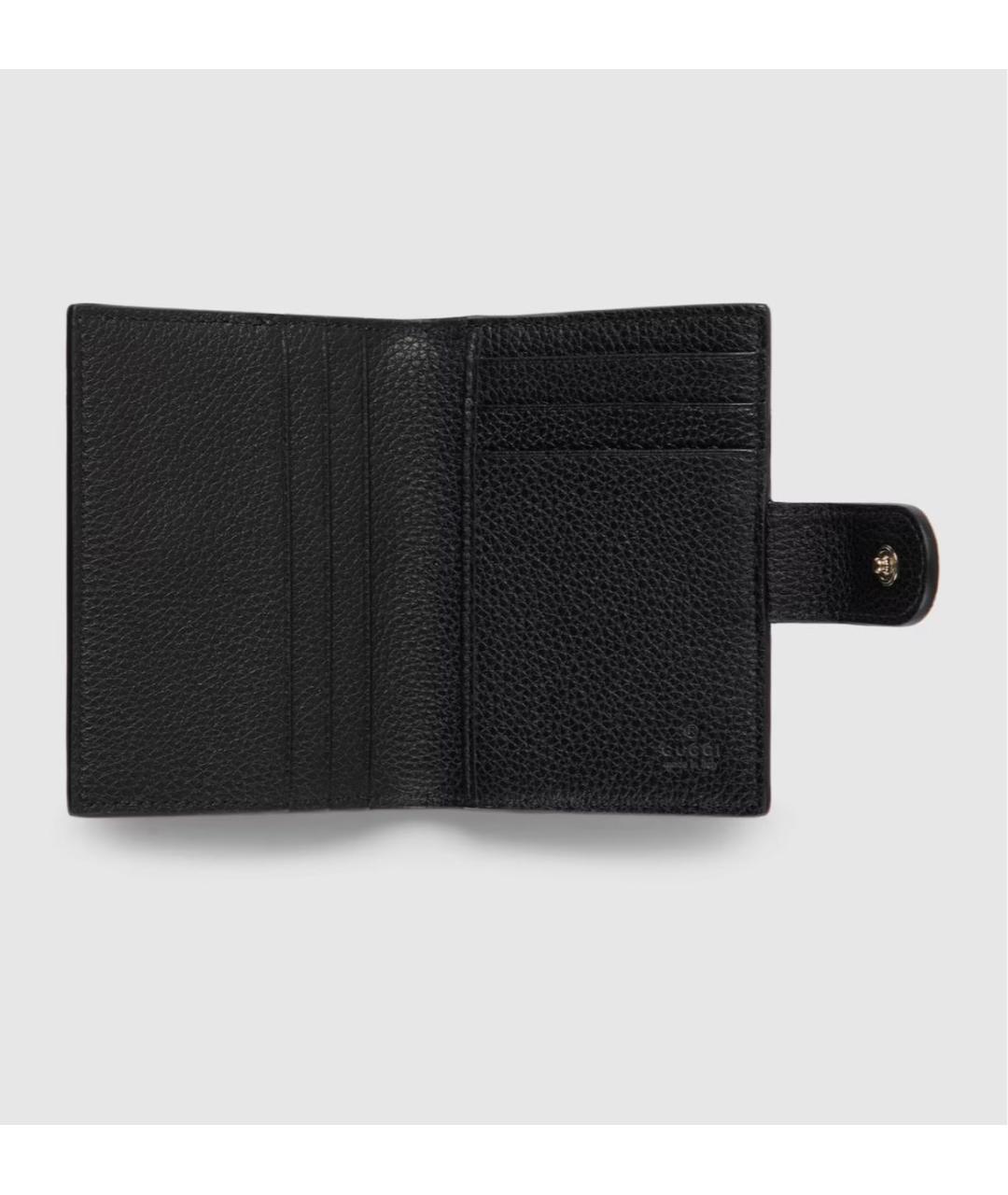 GUCCI Черный кожаный кардхолдер, фото 2
