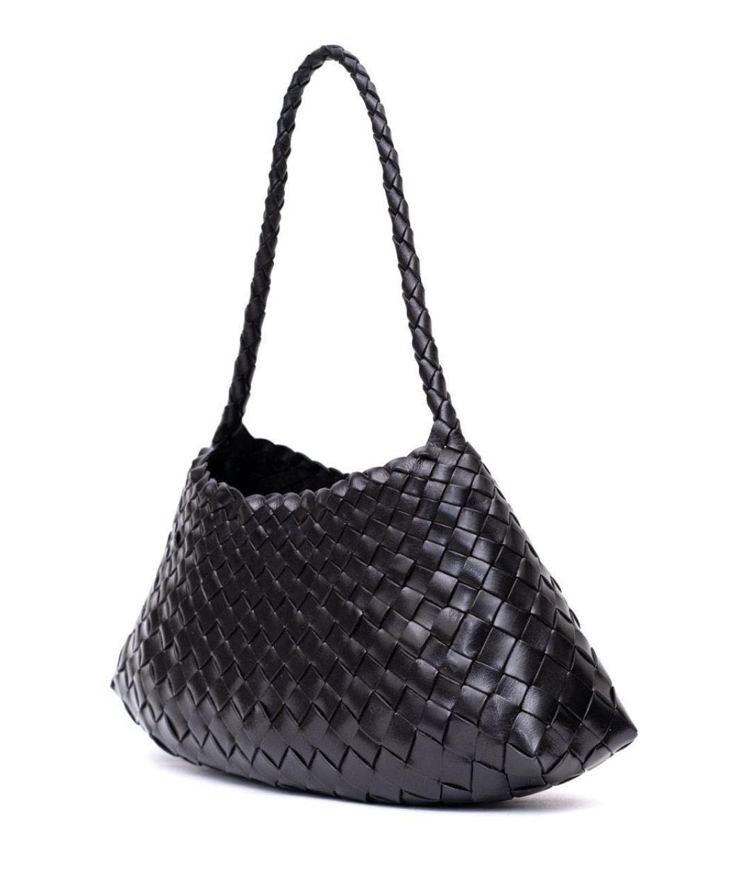 Dragon Diffusion Черная кожаная сумка через плечо, фото 2