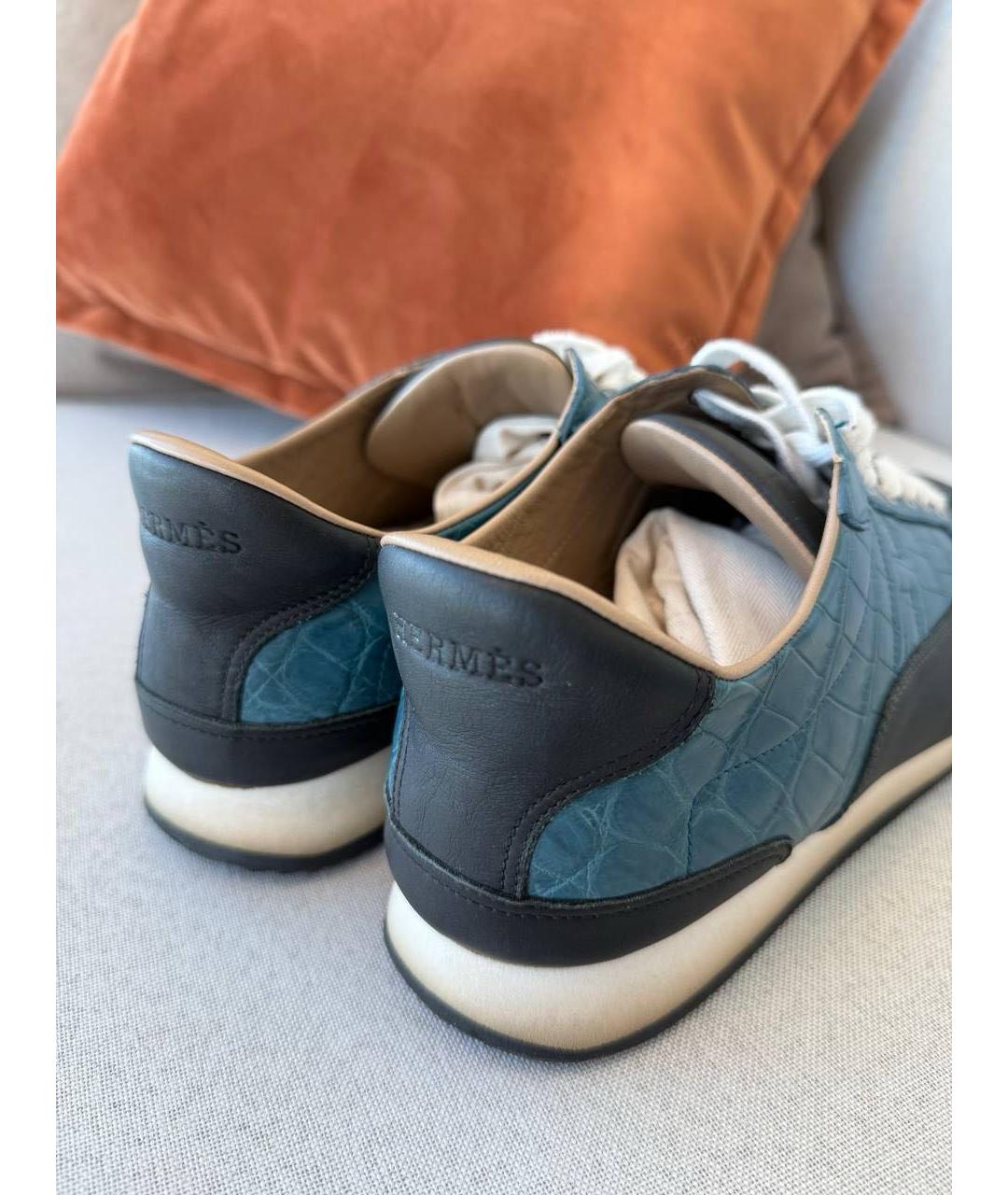 HERMES Мульти кожаные низкие кроссовки / кеды, фото 3