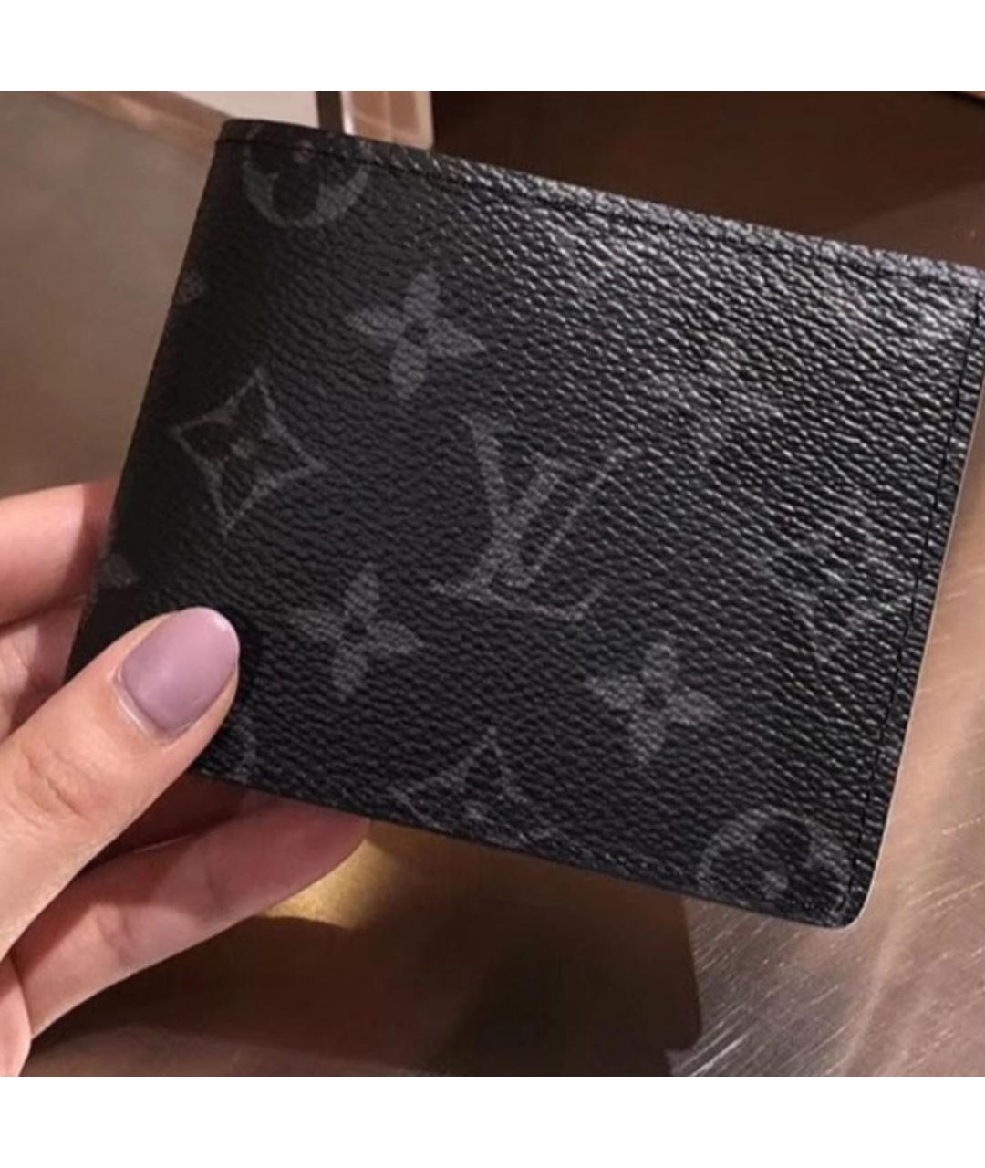 LOUIS VUITTON Черный кошелек, фото 4