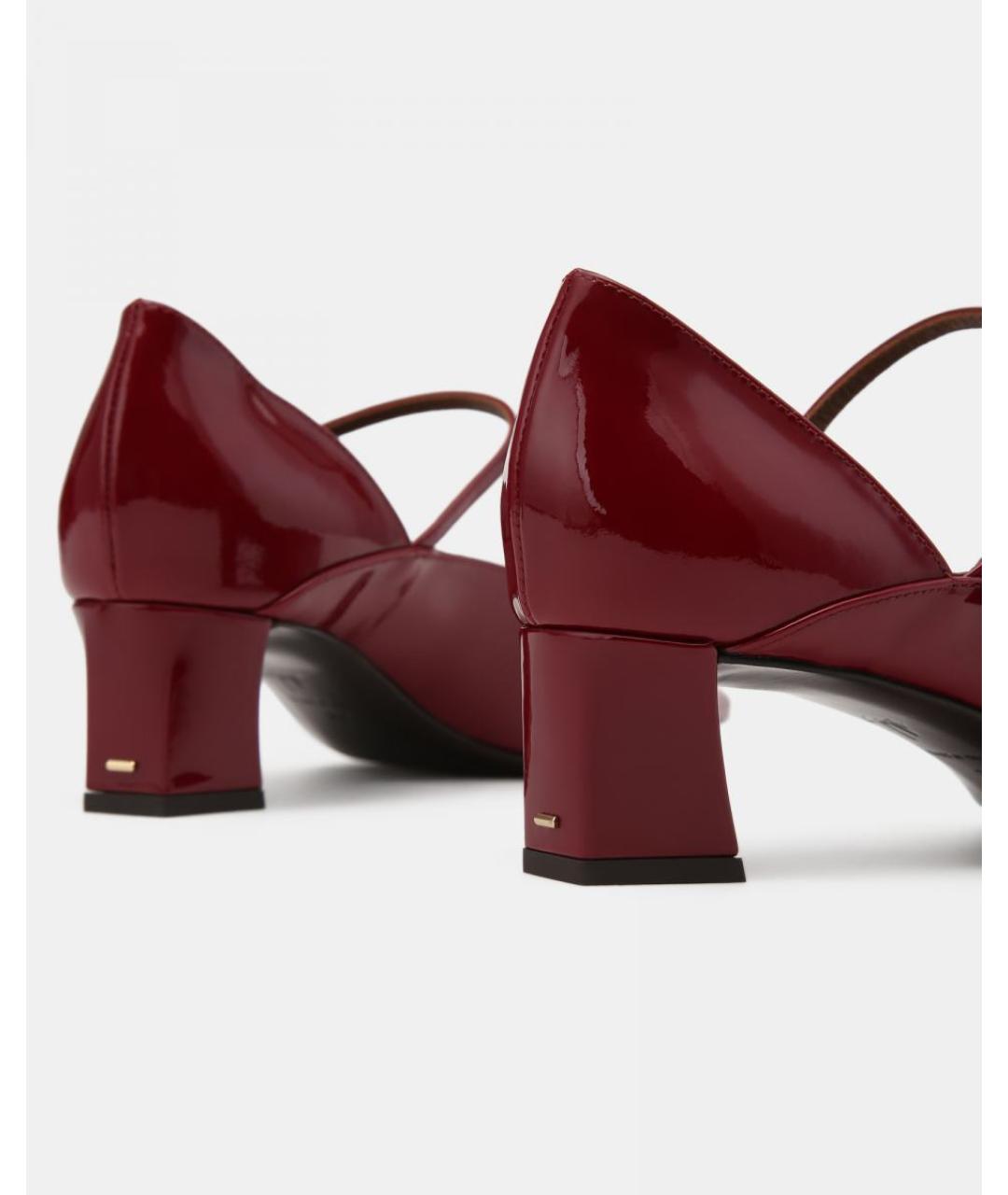 GIUSEPPE ZANOTTI DESIGN Красные кожаные туфли, фото 4