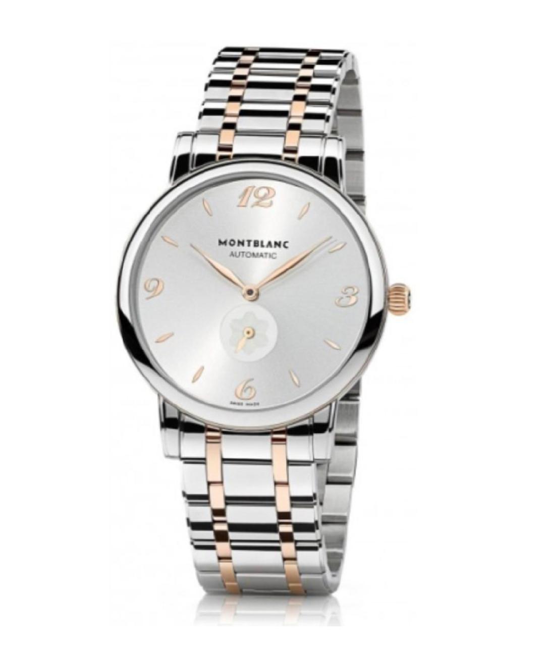 MONTBLANC Белые часы из розового золота, фото 6