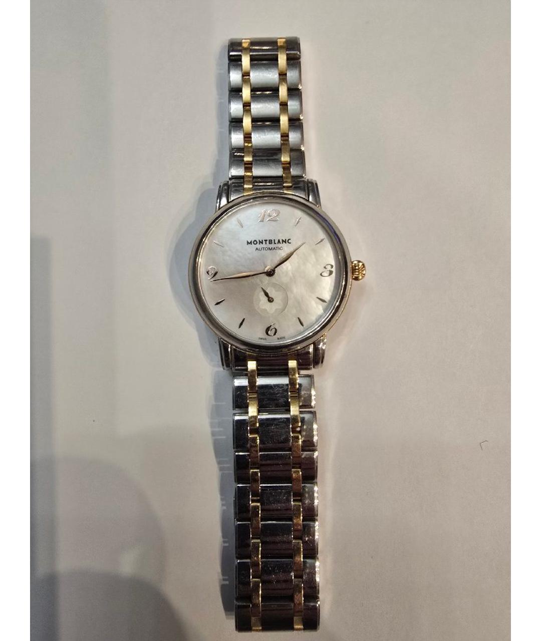 MONTBLANC Белые часы из розового золота, фото 4