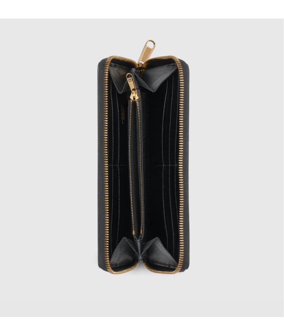 GUCCI Черный кожаный кошелек, фото 2