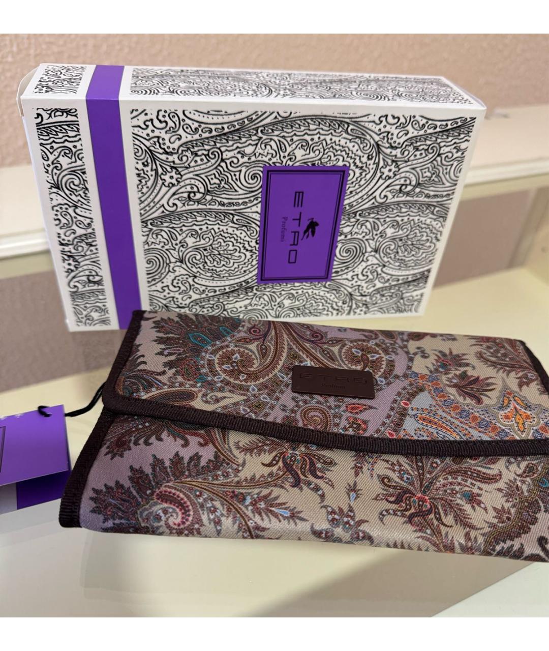 ETRO Бежевый кошелек, фото 5